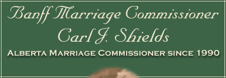 Banff Marriage Commissioner ? Carl J. Shields